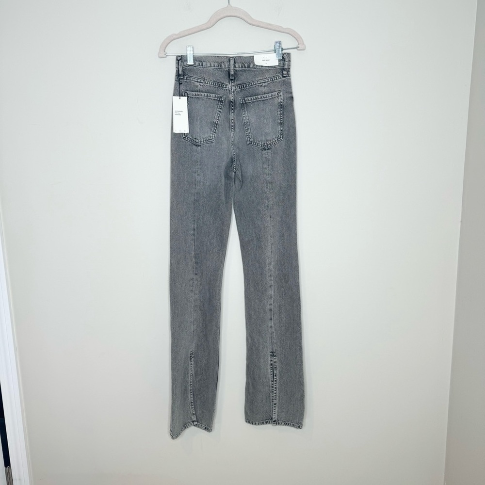 NWT 7 For All Mankind Fern Grey Easy Bootcut Jean Size 25 - Picture 8 of 9